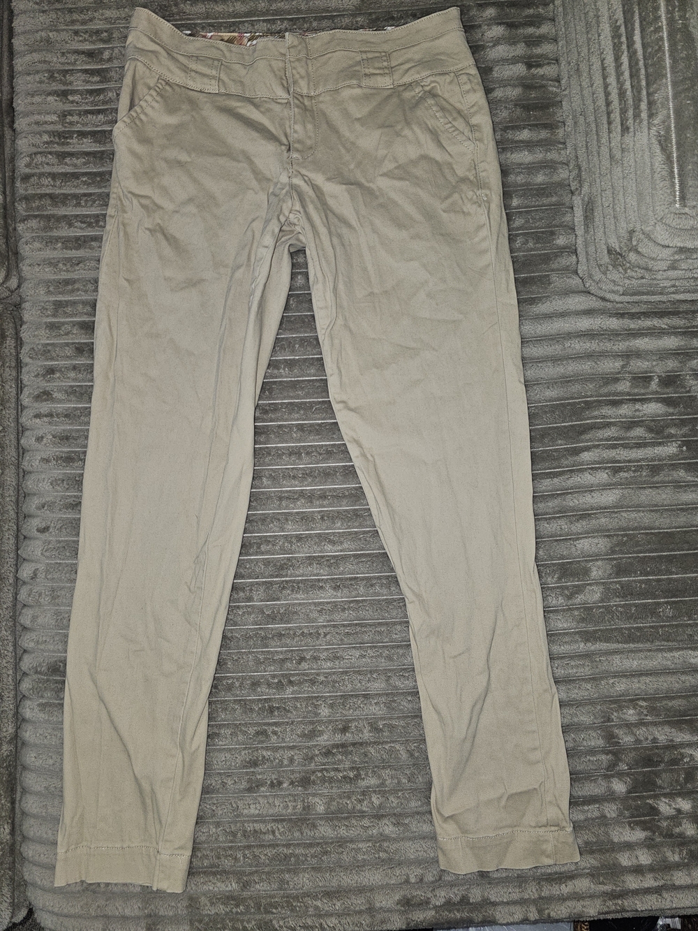 Juniors Boom Boom Jeans Slim Pants in Light Khaki - J8